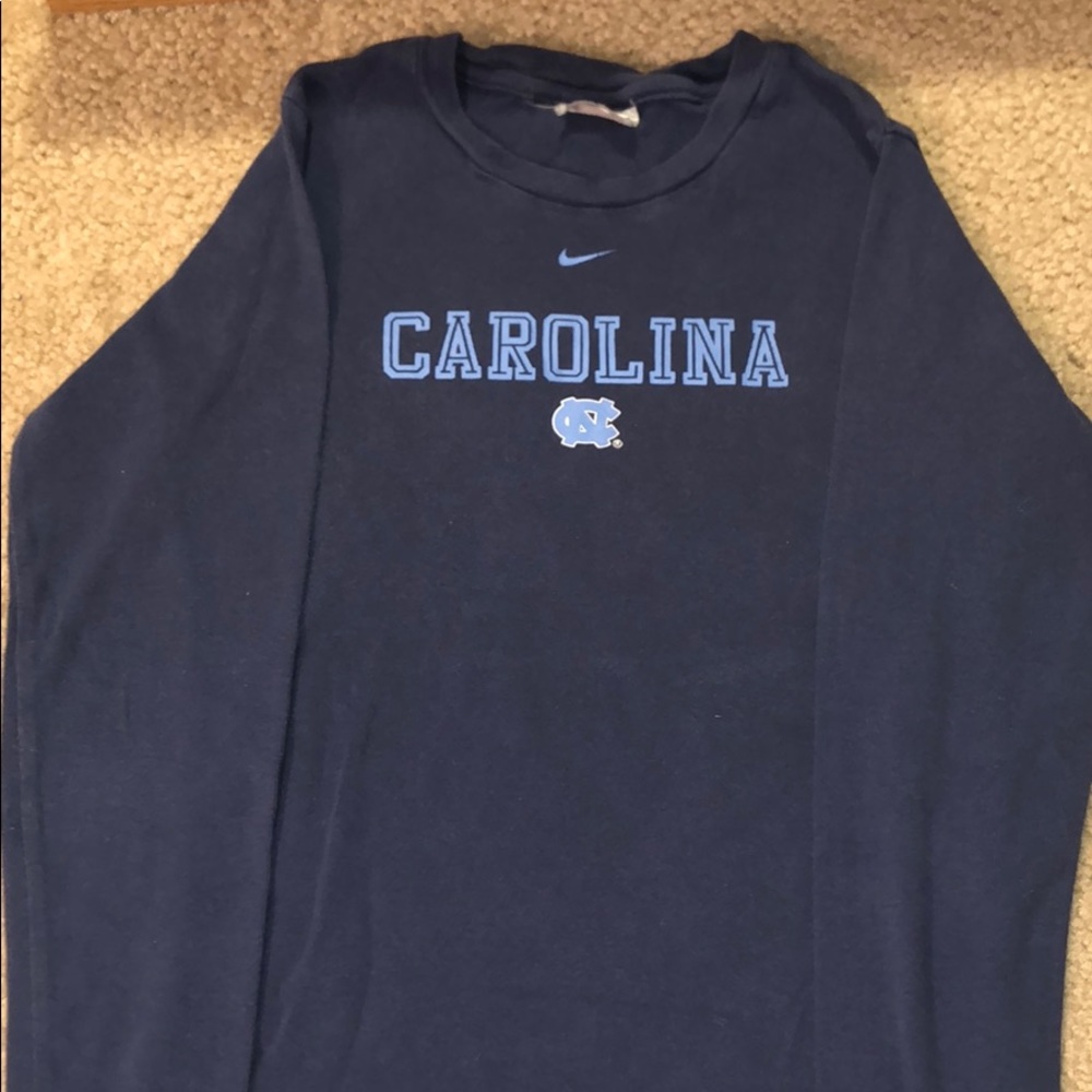 Girls North Carolina Nike long sleeve